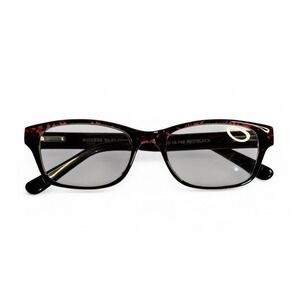 Success Eyeglasses Red Black SS-83 Rectangle Floral Frame 50-19-140 Womens